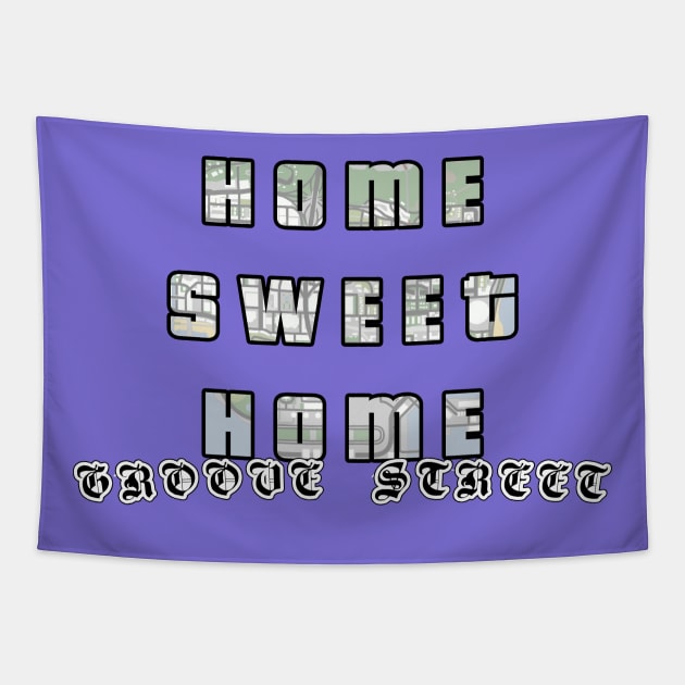 Groove St. - Home Sweet Home Tapestry by baaldips