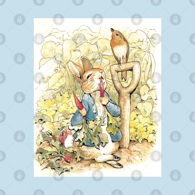 Peter Rabbit in the Garden - Beatrix Potter by forgottenbeauty