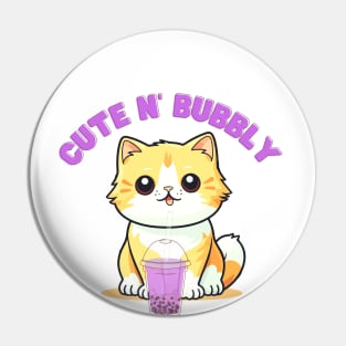 Cute n’ bubbly cat Pin