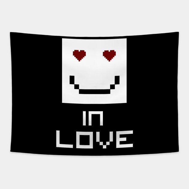 pixel in love Tapestry by SpassmitShirts