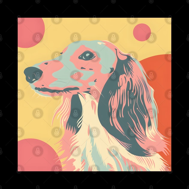 Retro Saluki: Pastel Pup Revival by NatashaCuteShop