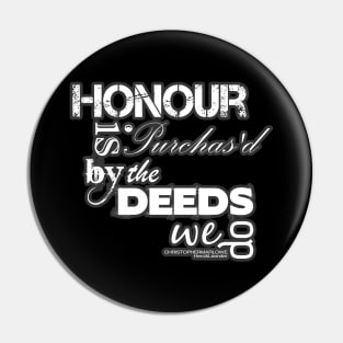 Christopher Marlowe Hero & Leander Honour Quote Pin