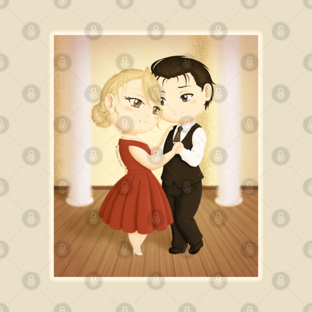 Dancing together - Chibi Royai by SilveryDreams