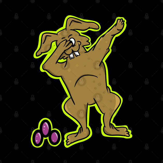 Easter Bunny Dabbing by mailboxdisco