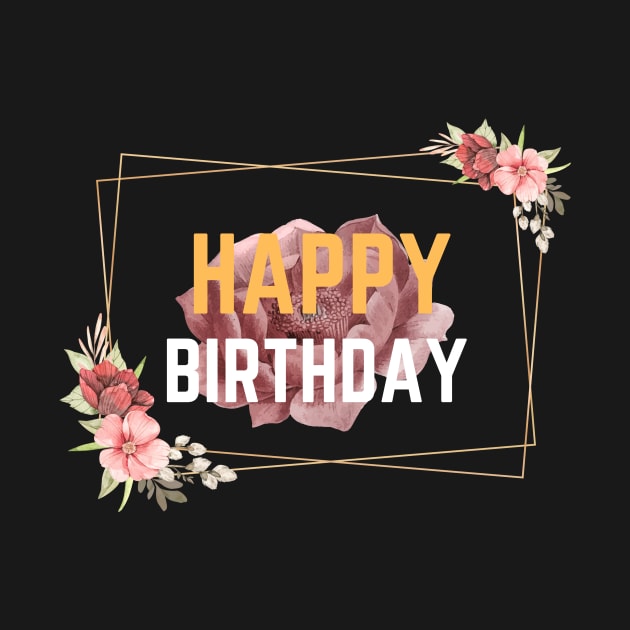 Happy Birthday Floral Look by NICHE&NICHE