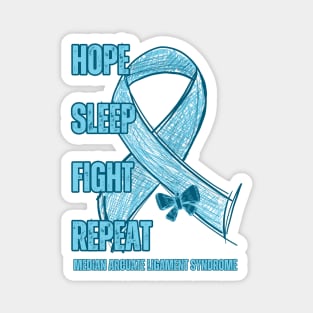 Hope, Sleep, Fight, Repeat (Butterfly) Magnet