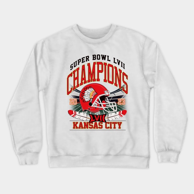 Kansas City Super Bowl Champions 2023 V2 Crewneck Sweatshirt