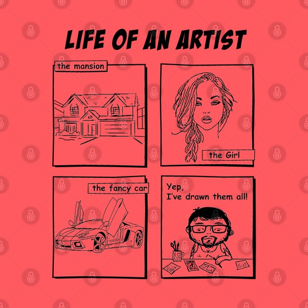 Life of an Artist by Alema Art