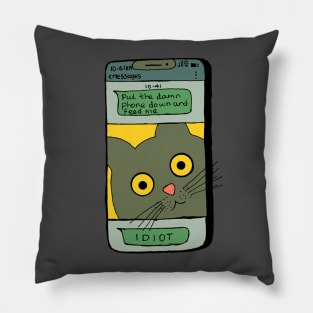 Feed me idiot Pillow