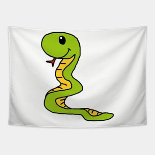 Jake The Friendly Garden Snake Tapestry