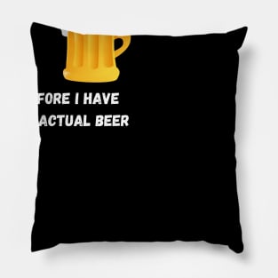 Best Birthday Gift for Beer Lover Pillow