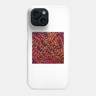 Abstract art in red Phone Case