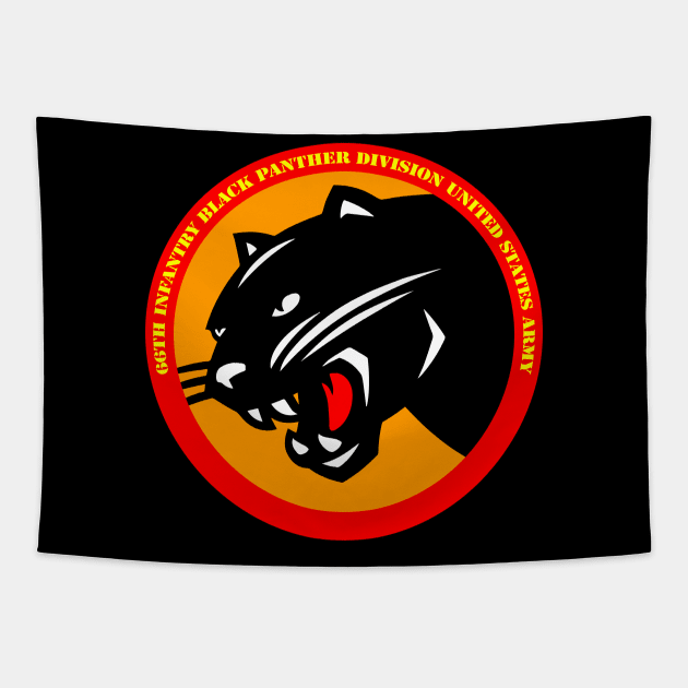 66th Infantry Black Panther Division United States Army Tapestry by the DJ that