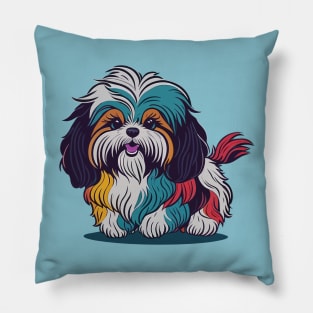 Havanese Portrait Pillow