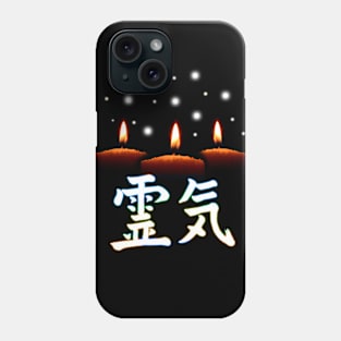 Reiki Kanji symbol candles design Phone Case