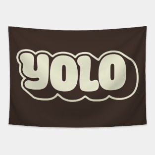 YOLO Bubbles (Dark) Tapestry