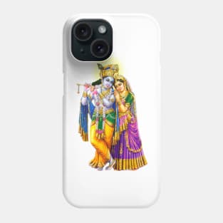 Radha Krishna , Indian God Of Love Phone Case
