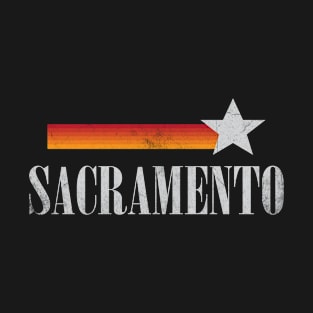 Sacramento California Vintage-Style T-Shirt