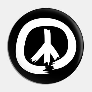 Simple World Peace Design Pin