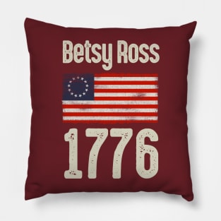 Betsy Ross American Flag 1776 Pillow