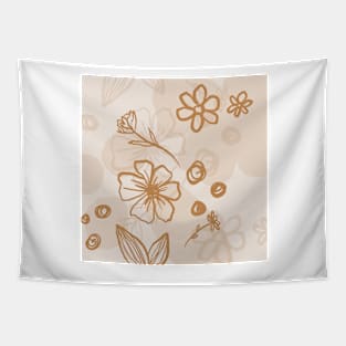 Abstract flowers Tapestry