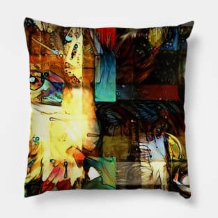 Face Abstract Pillow