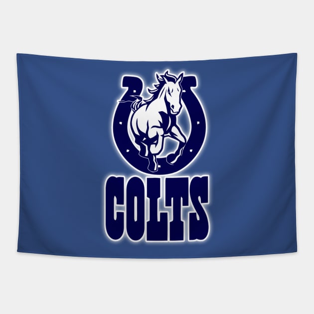 indianapolis colts Tapestry by kolumenana