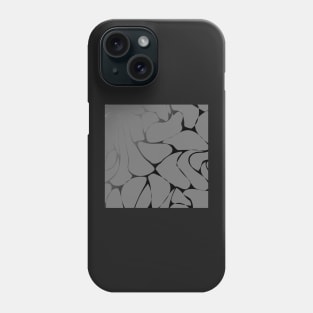 Black Grey Abstract Art Phone Case