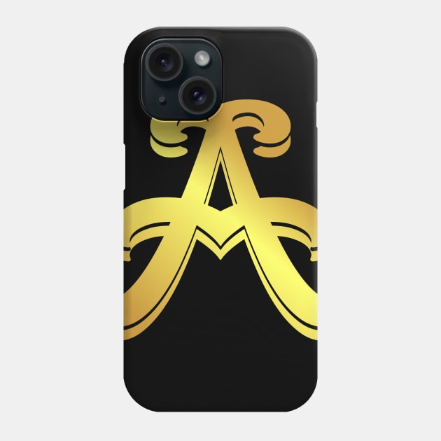 A gold Phone Case by nandaBR