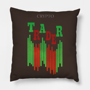 CRYPTO TRADER (CLEAN) / BROWN Pillow