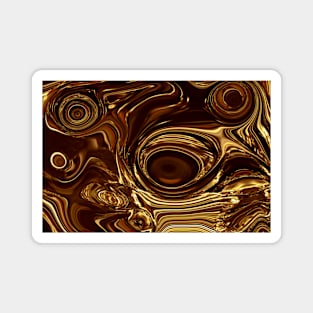 Golden Chocolate Magnet