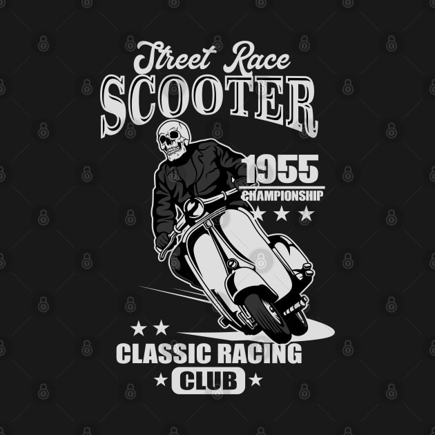 55 SCOOTER RACING by beanbeardy