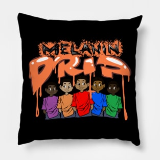 Melanin Drip Pillow