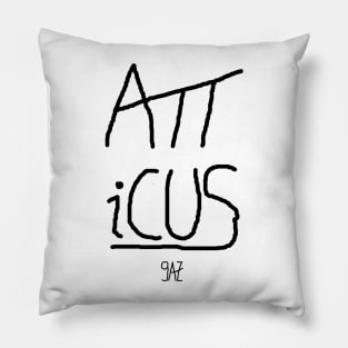 Name Atticus by 9AZ Pillow