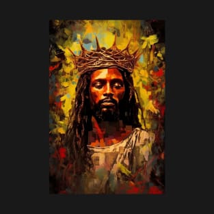 African American Art Black Jesus Christ T-Shirt