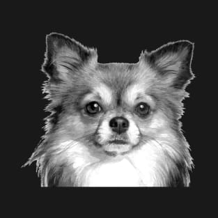 Black and White Chihuahua T-Shirt