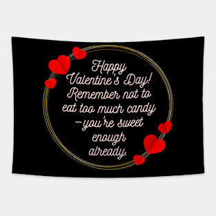 Valentine day gift idea for kid - valentine funny gift for kids Tapestry