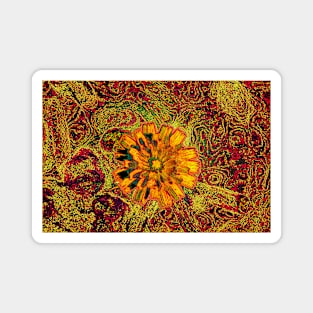 Abstract Psychedelic Background Magnet