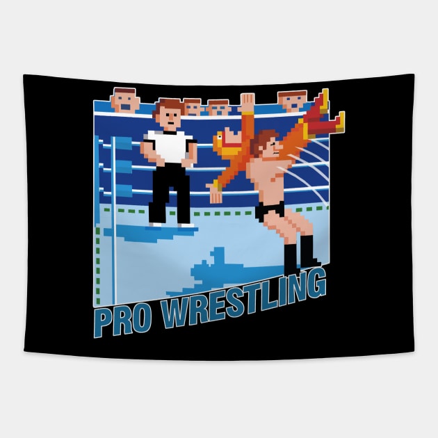 Pro wrestling video game Tapestry by AJSMarkout