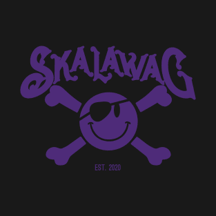 SKALAWAG purple EST. 2020 T-Shirt