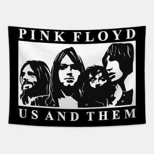 PINK FLOYD /// Retro aesthetic fan design Tapestry