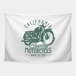 California Classic Motorcycle Mega Tapestry