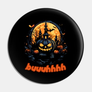 Buuhhhh-Halloween Haunt Pin