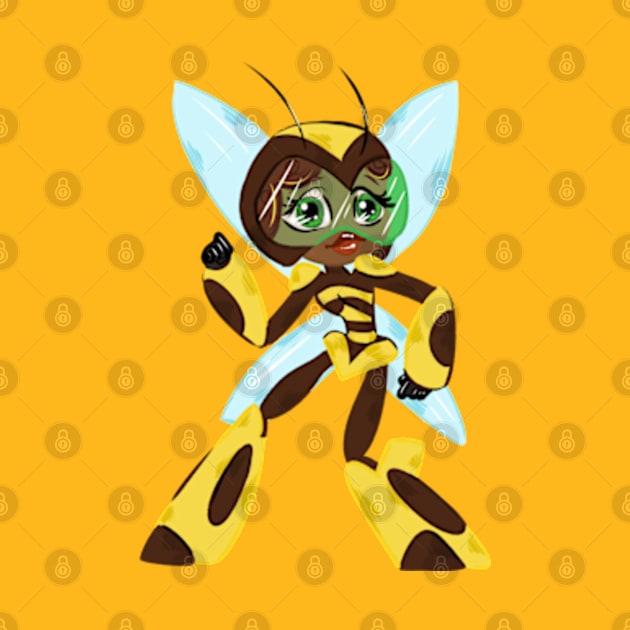 Little Bumble Bee Girl by OCDVampire