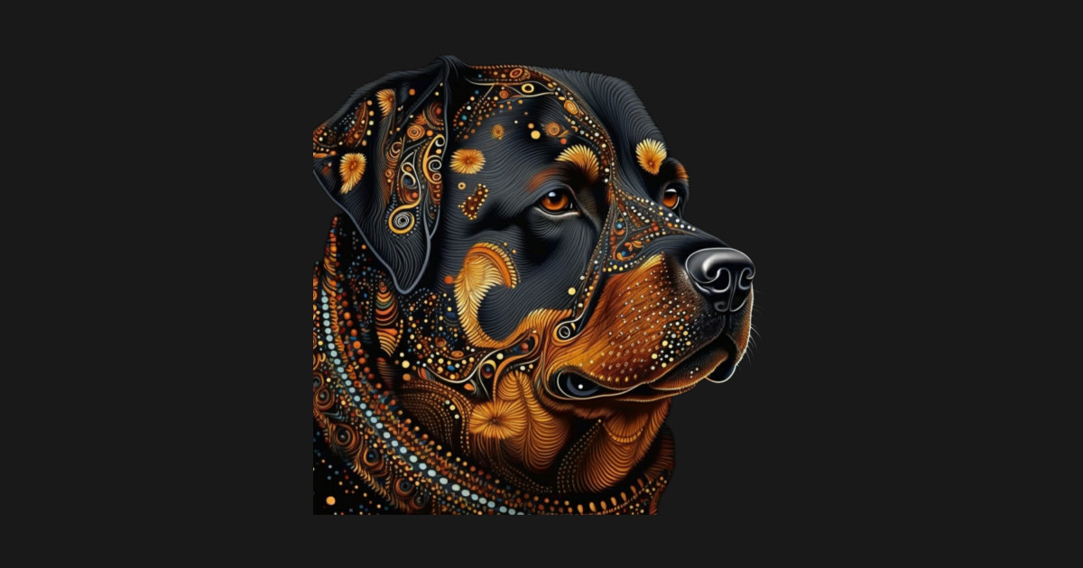 Rottweiler Ai generated - Rottweiler Ai Generated - T-Shirt | TeePublic