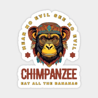 Chimpanzee Magnet