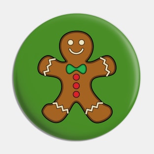 Happy Gingerbread Man Pin