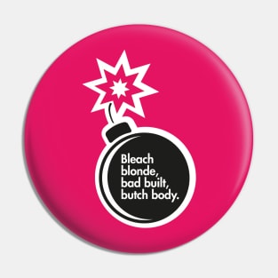 Jasmine Crockett Truth Bomb - hot pink Pin