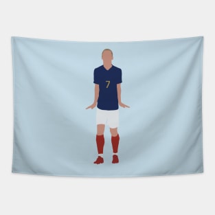 Antoine griezmann minimalist illustration Tapestry