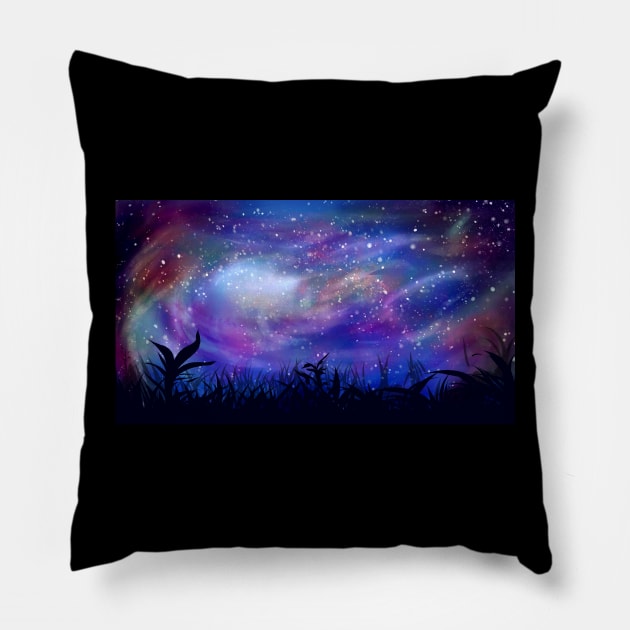 Sky Backdrop Pillow by Animefox52